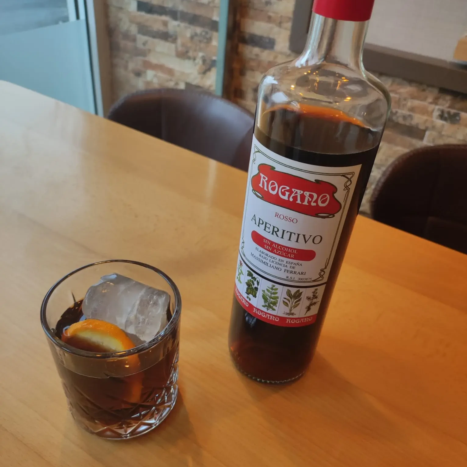 Vermut Rogano Rosso Sen Alcohol